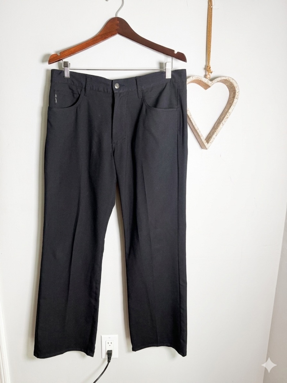 AX Armani Exchange Men's Pants Sz 34 Back 5-Pocket Tailored Trouser Stretch